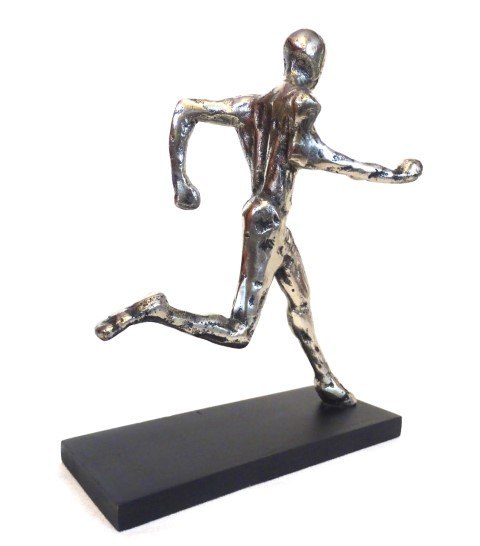 Statuetka Biegacz Metalowa Figurka Prezent dla Biegacza - MT202