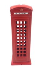 Skarbonka Figurka Dekoracyjna - Budka Telefoniczna - BT