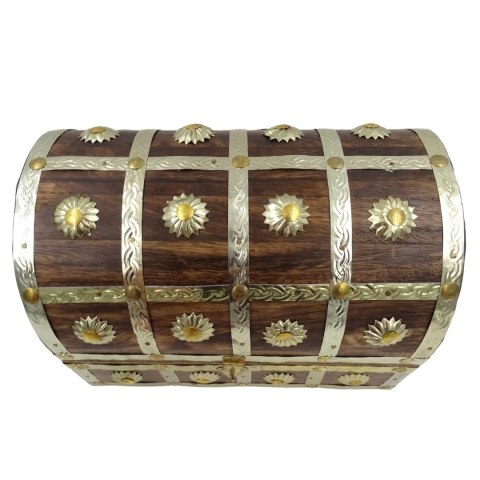 Inksrustowana skrzyneczka drewniana - SE28