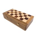 Szachy Drewniane Magnetyczne 30x30cm Składane - G614