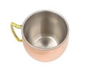 Miedziany kubek ze stali pokryty warstwą miedzi MM7012
