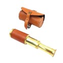 Mini Luneta Mosiężna Składana w Skórzanym Etui - TEL023B