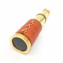 Mini Luneta Mosiężna Składana w Skórzanym Etui - TEL023B