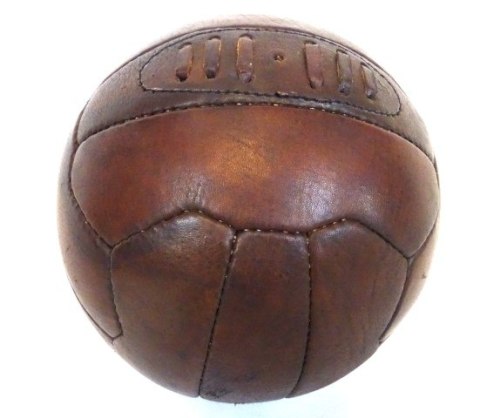 Piłka skórzana retro vintage - MT2017