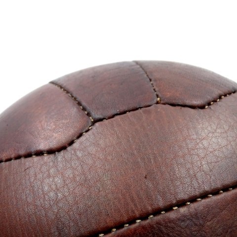 Piłka skórzana retro vintage - MT2017