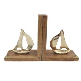 Podpórki do Książek Bookend Mosiężne Jachty - NC2677D