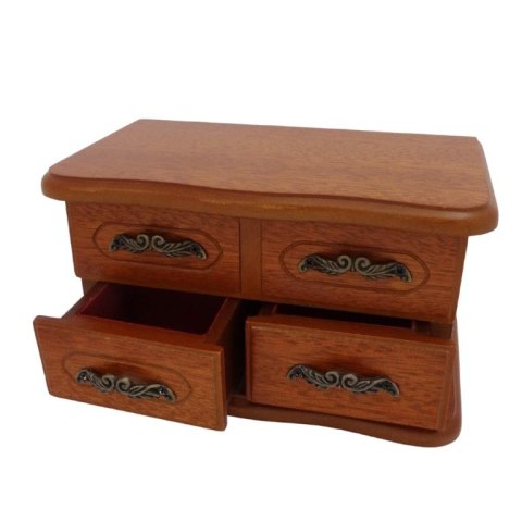 Pozytywka Drewniana - Szkatułka z Lusterkiem - 16053