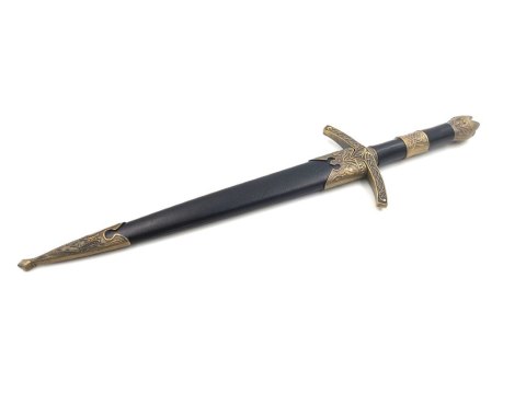 Sztylet Rycerski Dekoracyjny Stalowy - Replika - SW-178