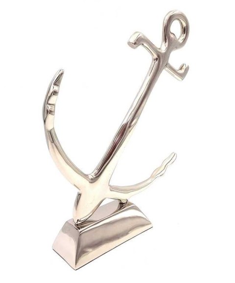 Duża Kotwica Metalowa 35cm - Dekoracja w stylu marynistycznym - N-2299