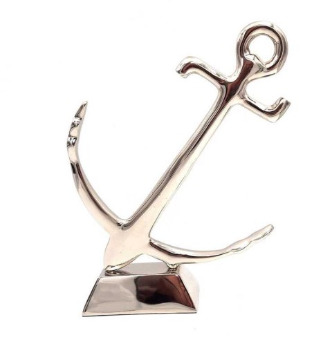 Duża Kotwica Metalowa 35cm - Dekoracja w stylu marynistycznym - N-2299