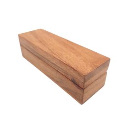 Drewniane Kości do gry w podłużnym pudełku drewnianym - DNU-006