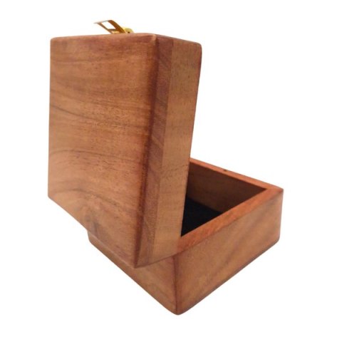 Pudełko drewniane 10 x 10 x 6 cm - DNU-016