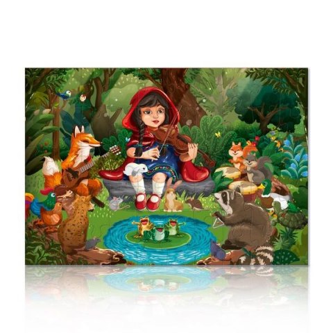 Puzzle - Czerwony Kapturek - 2x50 - Dwie układanki - 1101629