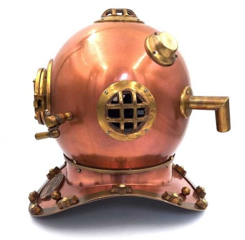 Wielki hełm nurka - replika - wysokość 45cm - NI1431
