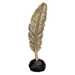 Złota dekoracja - Pióro - 30,7 cm - 43933FJH