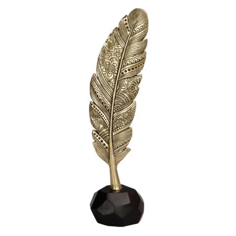 Złota dekoracja - Pióro - 30,7 cm - 43933FJH