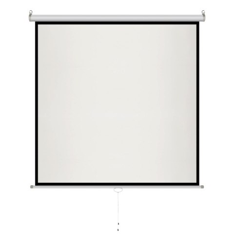 EKRAN RĘCZNY PÓŁAUTOMAT 1:1 136" 244x244cm MS-96 1:1 ART