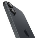 Spigen Optik Pro GLAS.TR EZ Fit Camera Protector 2-Pack - Szkło ochronne na obiektyw do iPhone 17 / 16 / 16 Plus (2 szt) (Czarny