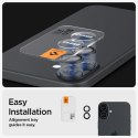 Spigen Optik Pro GLAS.TR EZ Fit Camera Protector 2-Pack - Szkło ochronne na obiektyw do iPhone 17 / 16 / 16 Plus (2 szt) (Czarny