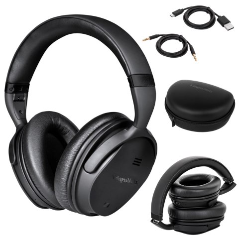 Bezprzewodowe słuchawki nauszne z ANC Kruger&Matz F7A