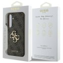 Guess 4G Big Metal Logo - Etui Samsung Galaxy S24 FE (brązowy)