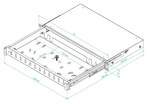 PRZEŁĄCZNICA ŚWIATŁOWODOWA TFSP-19-1U-12S-SC-G STALFLEX