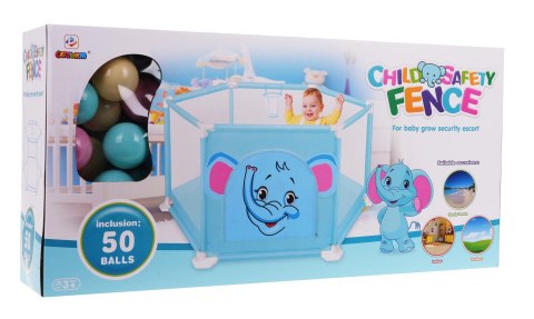 Suchy Basen Do Zabawy Słonik + Piłki