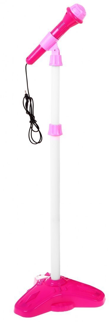 Gitara z akcesoriami dla dzieci 6+ Różowy zestaw muzyczny Wzmacniacz + Mikrofon