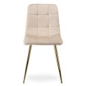 Krzesło DENVER Velvet Gold Beżowe