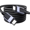 Kabel UGREEN L512 USB-C-USB-C 0.5m 100W 5A (czarny)