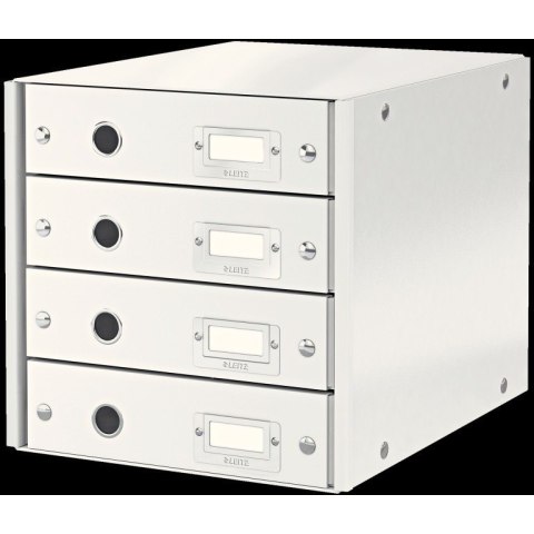 POJEMNIK 4 SZUFLADY LEITZ C&S BIAŁY