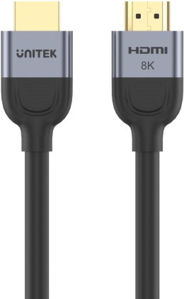 Kabel HDMI Unitek 2.1 8K 60Hz, czarny, 3m