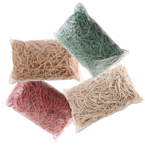 Gumki recepturki Office Products 1kg śr.130mm czerwone