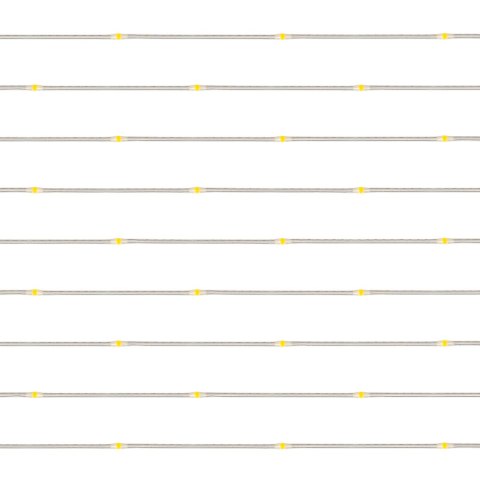 Sznur oświetleniowy świąteczny ze zmianą trybu świecenia - 10 m, ciepły biały