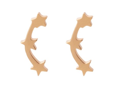 Kolczyki gwiazdki - złote