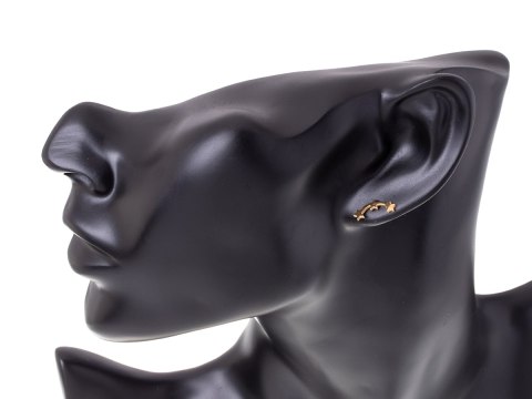 Kolczyki gwiazdki - złote