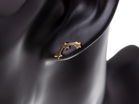 Kolczyki gwiazdki - złote