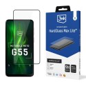 3mk HardGlass Max Lite - Szkło hartowane do Motorola Moto G55 5G (Czarny)