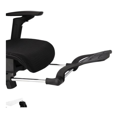 Ergonomiczny fotel biurowy regulowane krzesło biurowe z siatki - Czarne