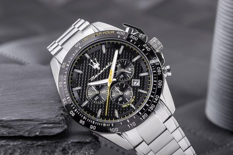Zegarek Męski MASERATI Traguardo Chrono R8873612042 + BOX