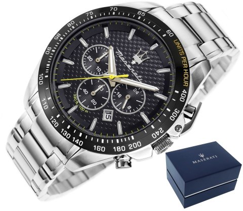 Zegarek Męski MASERATI Traguardo Chrono R8873612042 + BOX