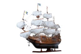Ekskluzywny model żaglowca Vasa z rozwiniętymi żaglami - Vasa80R