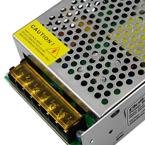 Qoltec Zasilacz impulsowy LED IP20 | 100W | 12V | 8.3A | aluminium