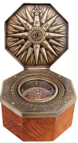 Kompas mosiężny Cardan - H43