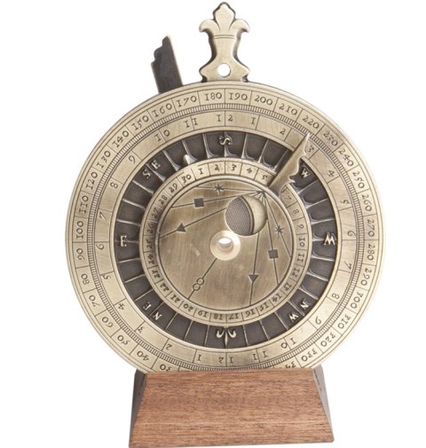 Zegar gwiazdowy nokturnal i mechaniczny komputer pływów abacus H31