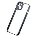 Zestaw ochronny BASEUS Glitter do iPhone 14 Plus etui+szkło (czarny)
