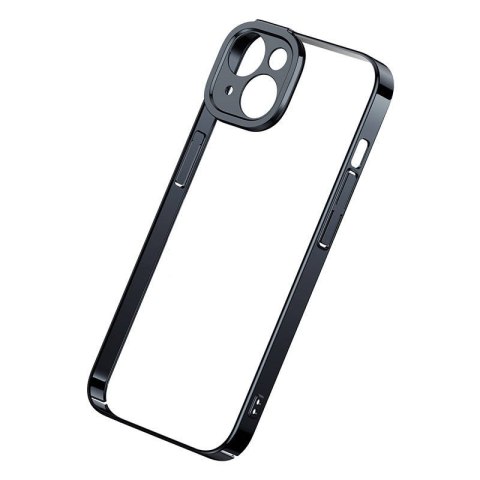 Zestaw ochronny BASEUS Glitter do iPhone 14 Plus etui+szkło (czarny)