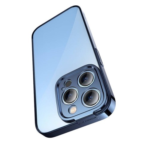 Zestaw ochronny BASEUS Glitter do iPhone 14 Pro Max (niebieski)