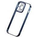 Zestaw ochronny BASEUS Glitter do iPhone 14 Pro (niebieski)