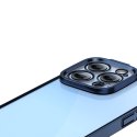 Zestaw ochronny BASEUS Glitter do iPhone 14 Pro (niebieski)